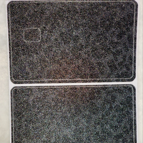 Black Leopard Glittery Credit Card Skinz Kit - Picture 1 of 13